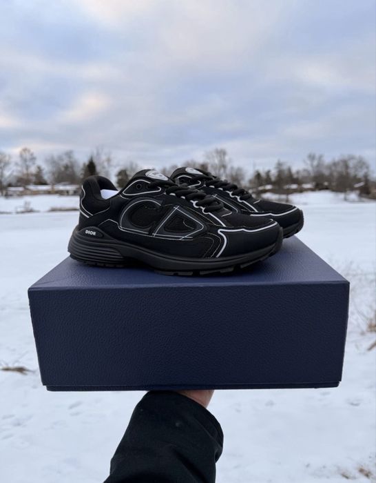 Adidasi Dior B30 Black Edition Full Reflective