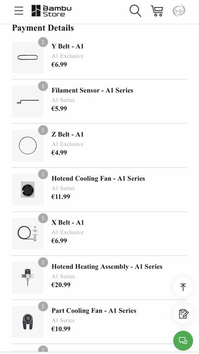 Bambu Lab A1 combo + Sunlu S4 Filament dryer + Piese + Garanție