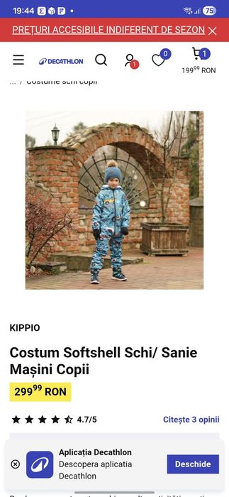 Costum ski, combinezon cu blana