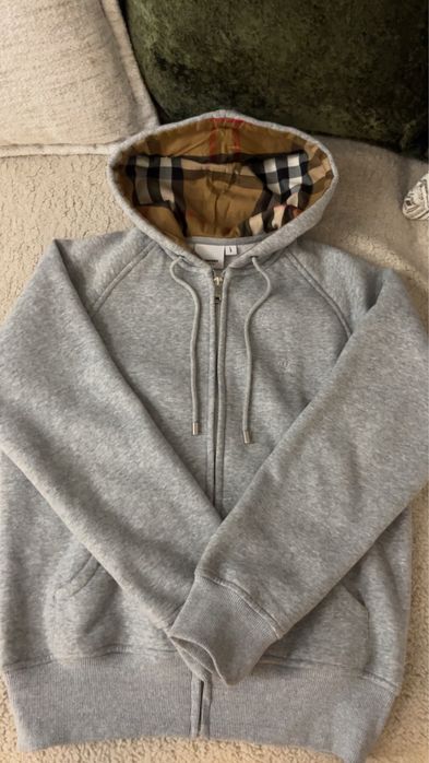 zip hoodie burberry