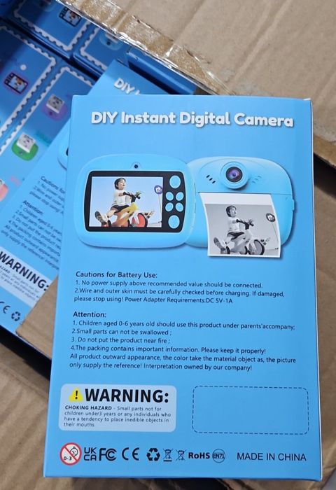 Детски принтер с фотоапарат и дисплей