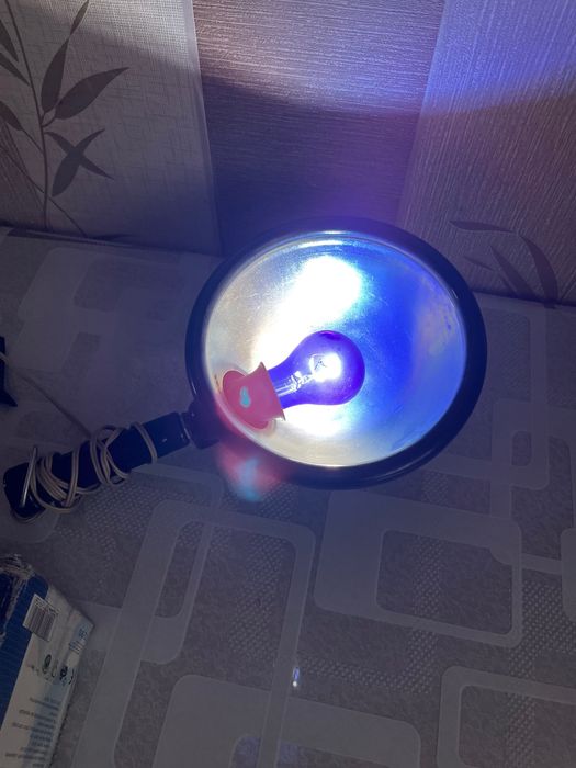 Синяя лампа рефлектор Минина.