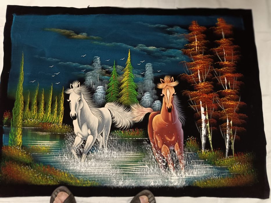 Картины на бархате