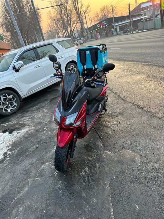 Мопед Самурай красный