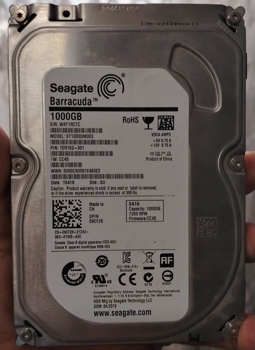 Жесткий диск hdd 1000gb