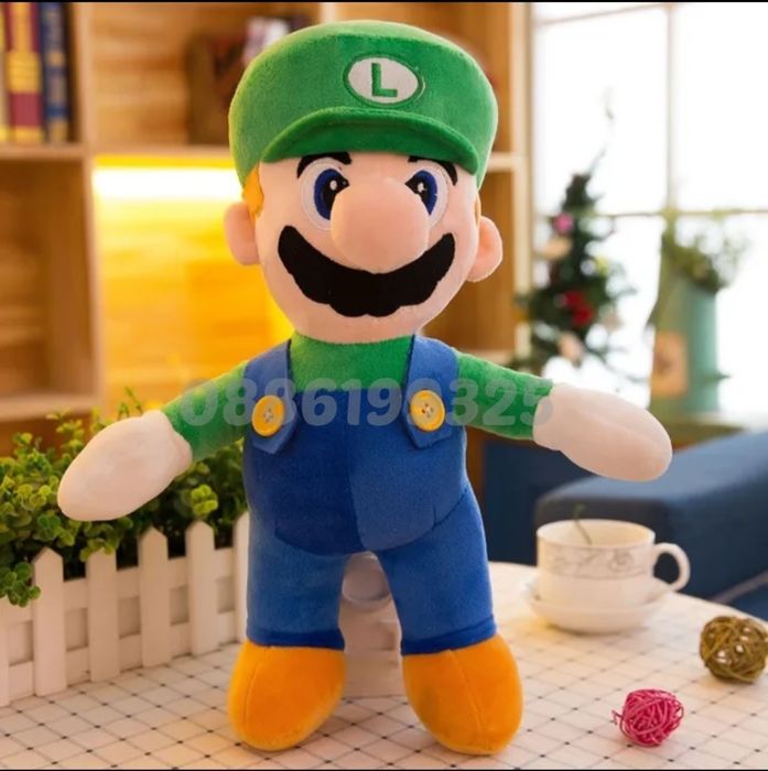 Голяма Плюшена играчка Супер Марио Super Mario 100см
