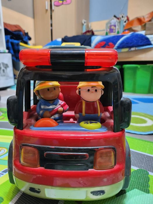 Masina pompieri (roti, sunete, lumini) ELC