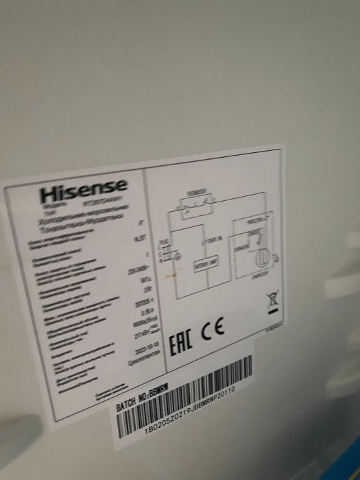 HISENSE  холодильник на запчасти