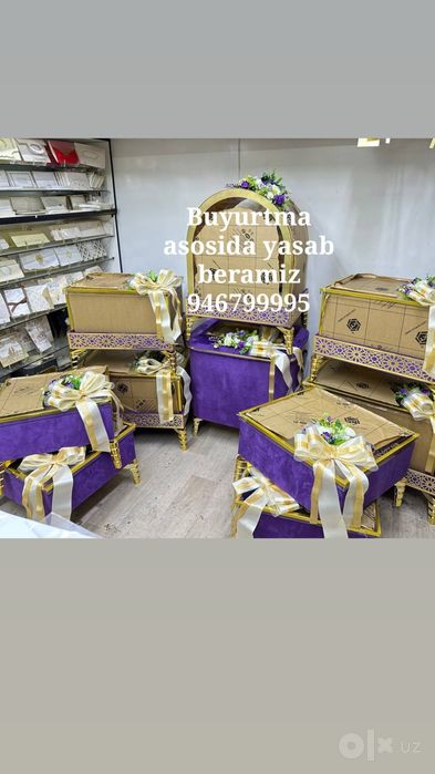 Sarpo qutilarni buyurtma asosida yasab berish va prakat xizmatlari