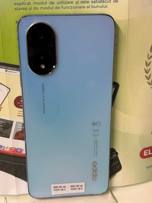 Oppo A18 (B.60609 Tatarasi) Garantie 2 ani 300 lei