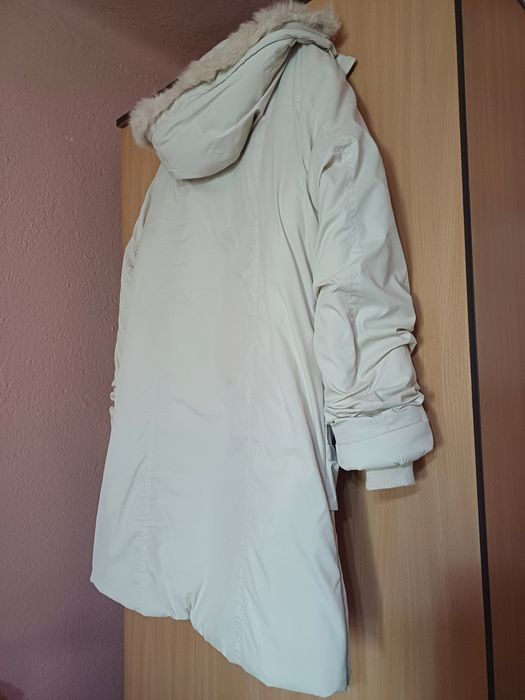 Vand geaca de femei, lunga și groasa XXL