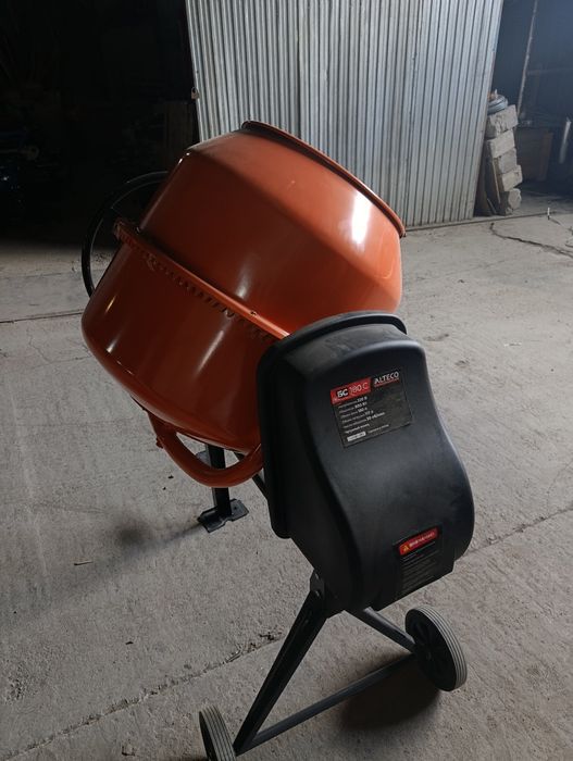 Бетономешалка Alteco 180л 800в мощный бетоносмеситель