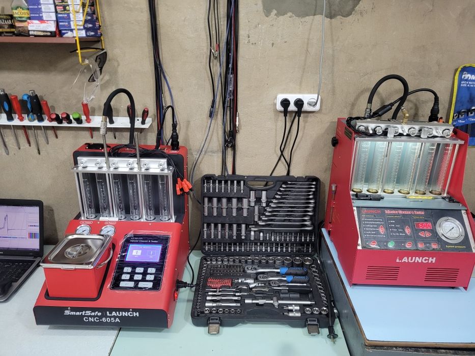 Промывка форсунок GDI, TSI, D4, комп диагностика, дымогенератор