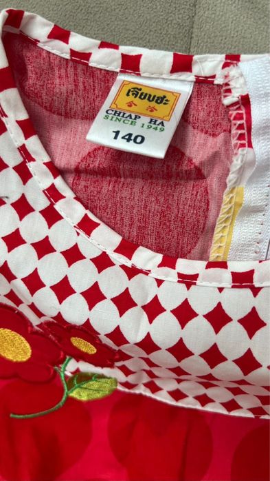 Детское платье для девочек 7/8лет