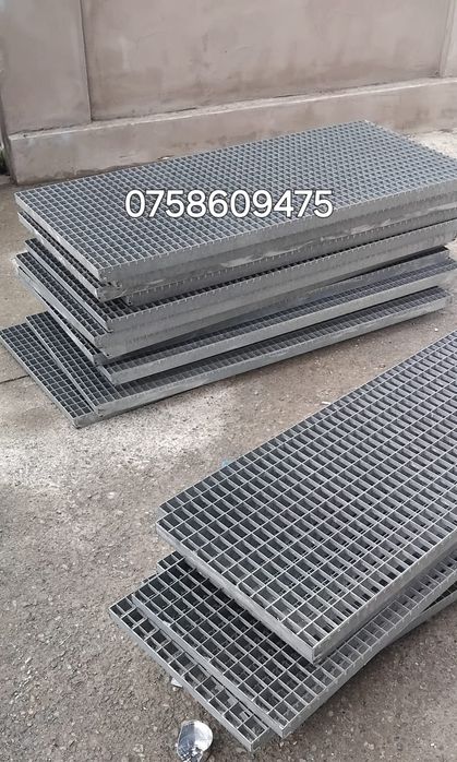 Grilaje-trepte zincate 120x28