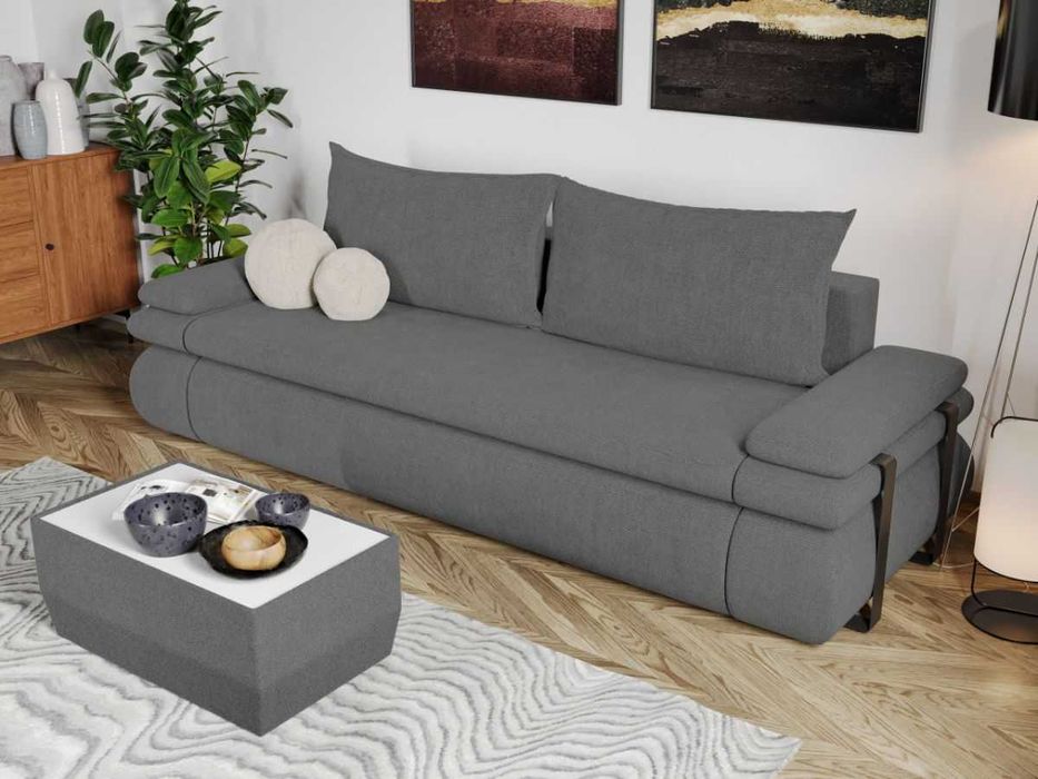 Canapea Extensibila Molly Gri Deschis