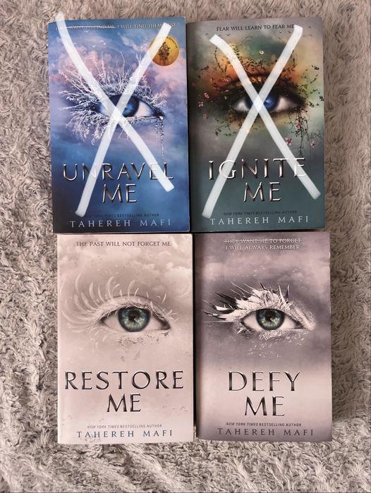 Restore me, Defy me на Tahereh Mafi