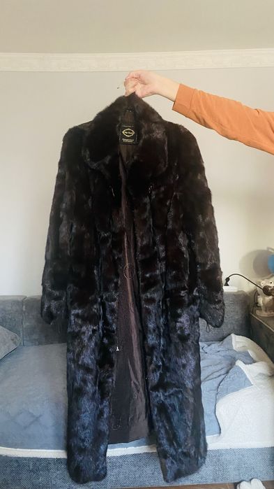 Шуба норковая длинная