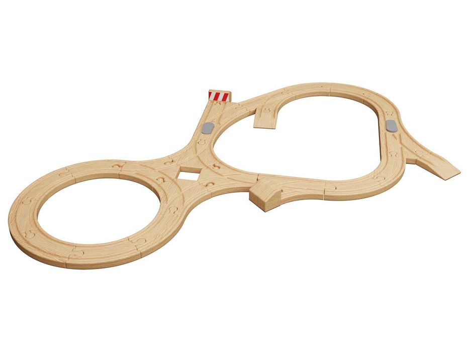 Дървени релси разширение за дървена железница влак жп гара - 11 вида