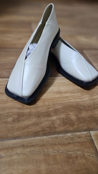 Туфли кожаные - балетки
