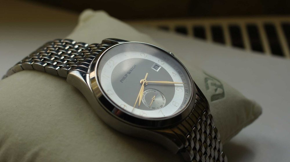 Philip Watch"reserve de marche"swiss automatic ETA 2897 cutie,autentic