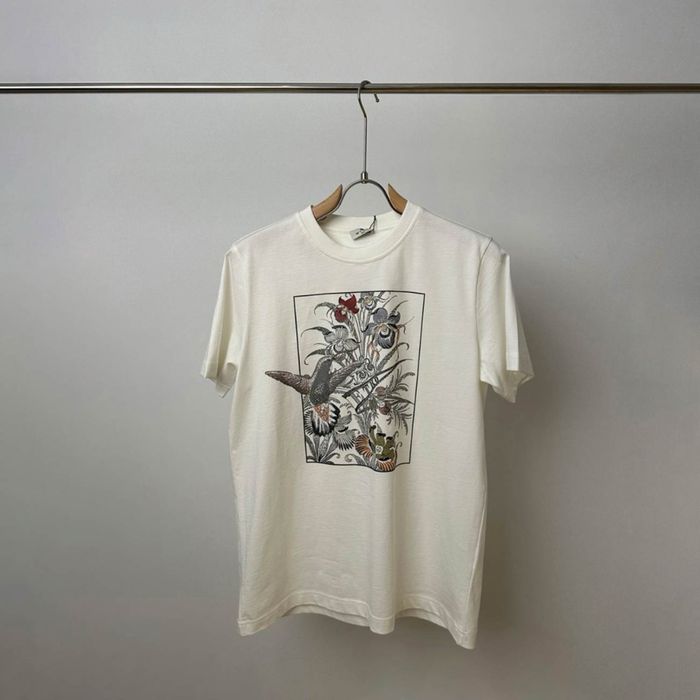 Тениска Etro Floral Hummingbird