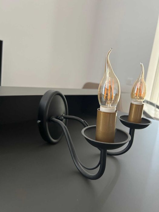 Lustre moderne, metalice, negru mat  - NOI