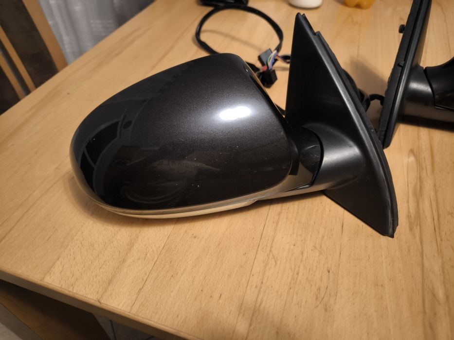 oglinzi electrice încălzite și rabatabile cu puddle light passat b6