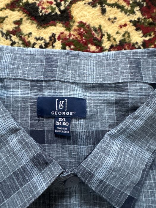 Мужская летняя рубашка  от бренда George(56-58)