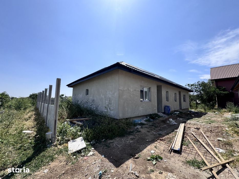 Casa pe parter 3 cam+Pod.Teren 210mp.