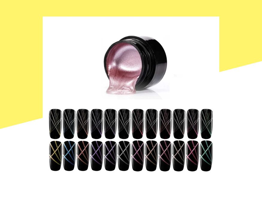 UV/LED Спайдър гел  металик ROSALIND/Spider gel