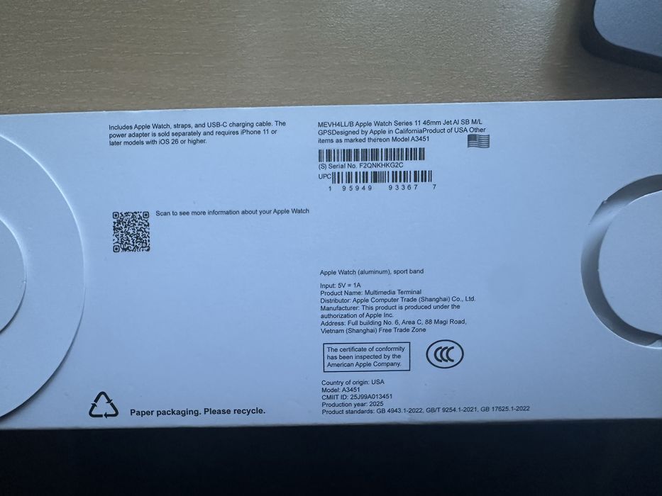 Apple watch series 11 46mm