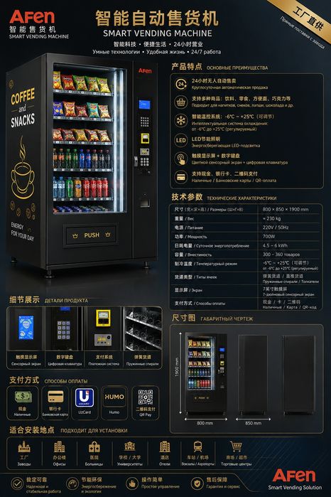 5TA ZAVODA QUYILGAN VENDING Navoida tayor beznis sotilladi