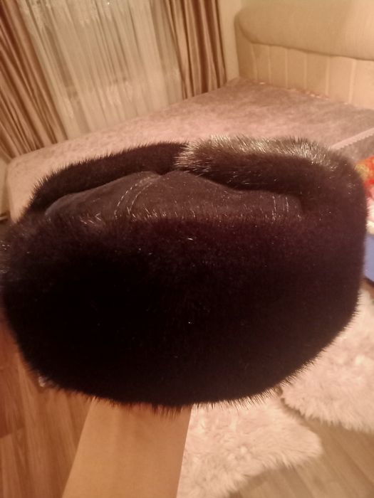 Шапка норковый новый