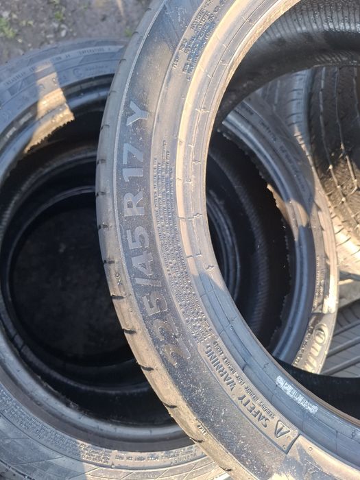 Vand set 4 anvelope 225 45 17 continetnal de vara dot 2023
