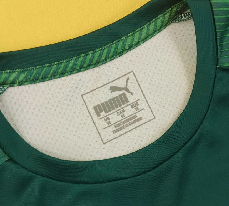 Tricou Puma verde Drycell cu rucsac
