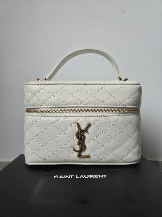YSL Saint Laurent Gaby Vanity White