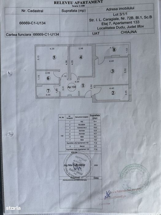 Apartament 3 Camere Pollux Residence