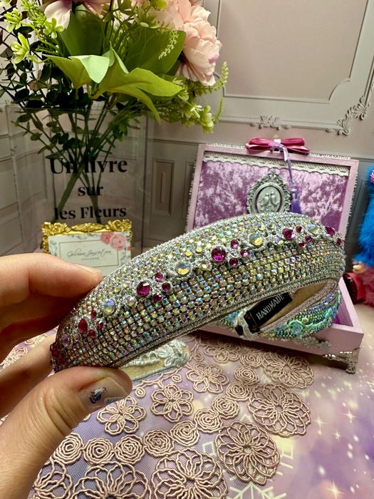 Ободок для волос ручной работы