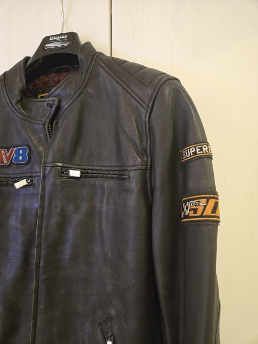 Geaca piele Super dry mărimea xxl