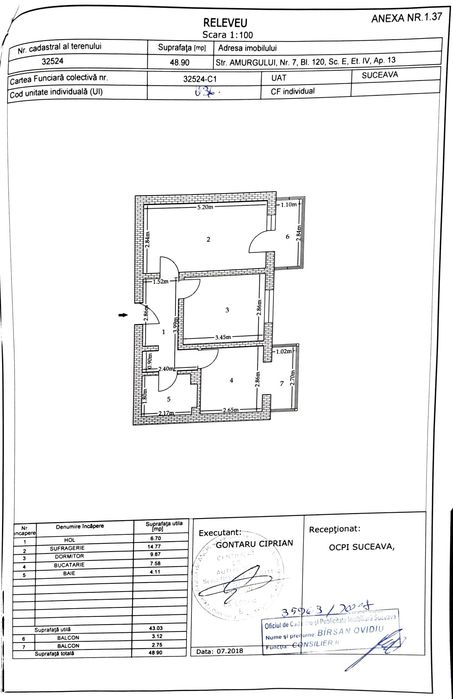 Apartament de vânzare în Suceava, Burdujeni, Cuza Vodă 2!