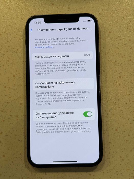 iPhone 12 64GB Black – Отличен, 80% Батерия!