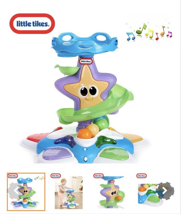 Музикалната кула с цветни топки на Little Tikes