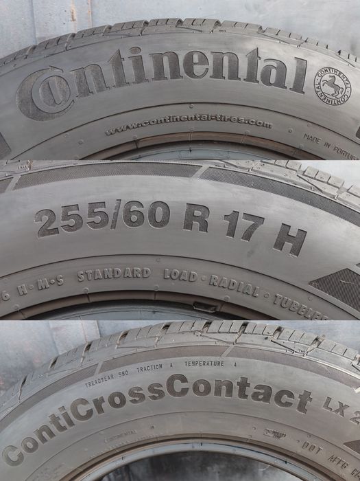 2бр. гуми 255/60/17 Continental Cross Contact LX, M+S
dot23
