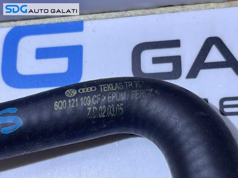 Furtun Conducta Vas Expansiune Apa Skoda Roomster 1.4 TDI BMS 2006 - 2010 Cod 6Q0121109CF