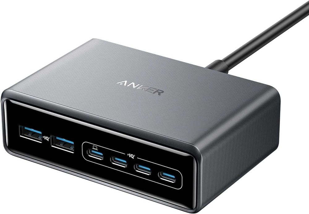 Anker Prime Charger 200W USB-C и USB-A зарядно за 220V