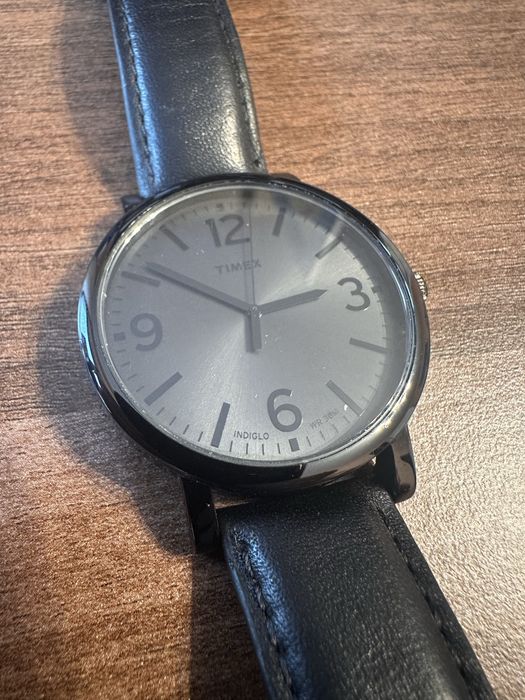 Ceas Timex all black curea piele negru