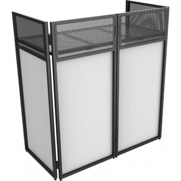 DB4 PRO Cabina pupitru DJ profesionala, pliabila, 4 ecrane, Vonyx