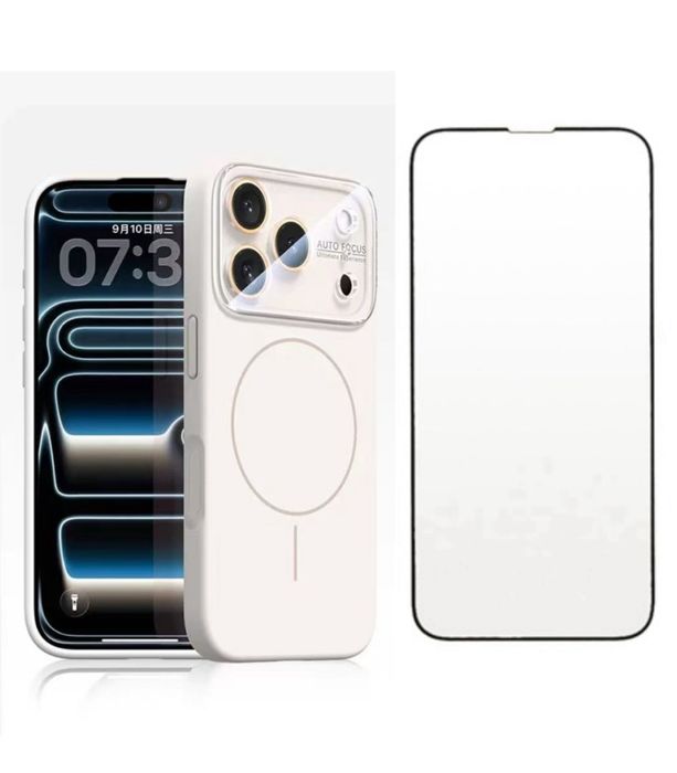 Iphone 17 AIR PRO MAX - Husa Magnetic Autofocus + Folie Sticla