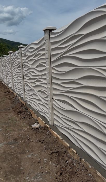 placi de gard / gard din placi de beton